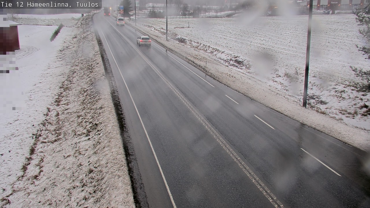Weather Camera Image Väg 12 Hämeenlinna, Tuulos, Hämeenlinna, Kanta-Häme