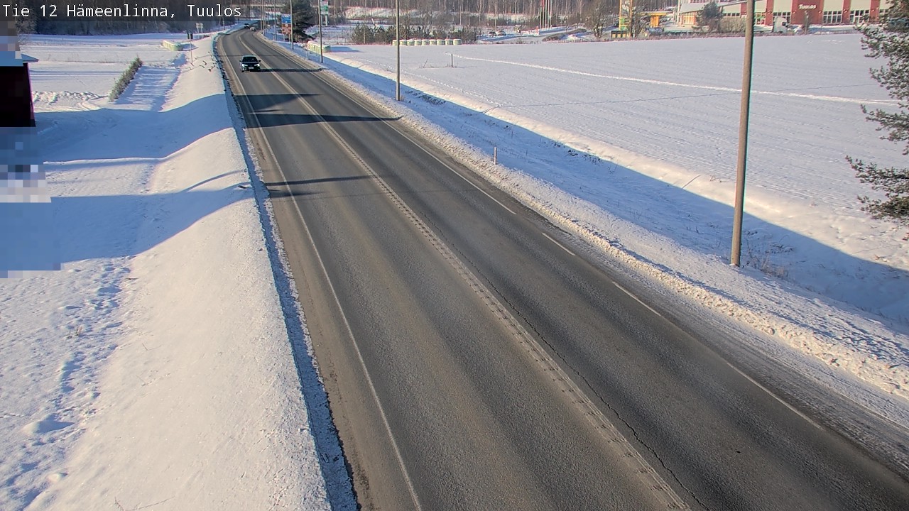 Weather Camera Image Road 12 Hämeenlinna, Tuulos, Hämeenlinna, Kanta-Häme