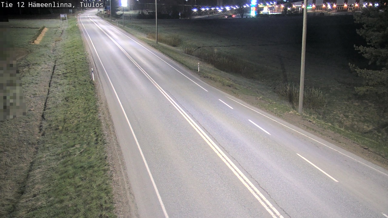 Weather Camera Image Väg 12 Hämeenlinna, Tuulos, Hämeenlinna, Kanta-Häme