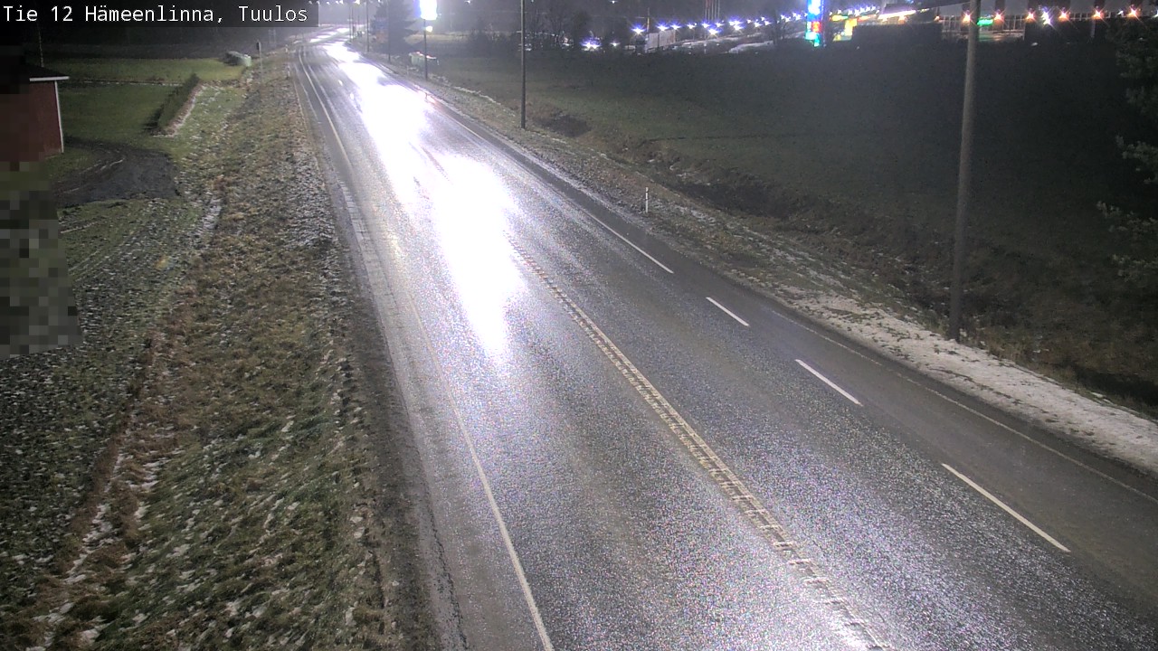 Weather Camera Image Väg 12 Hämeenlinna, Tuulos, Hämeenlinna, Kanta-Häme
