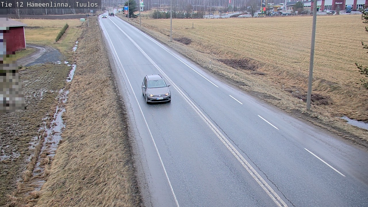 Weather Camera Image Road 12 Hämeenlinna, Tuulos, Hämeenlinna, Kanta-Häme