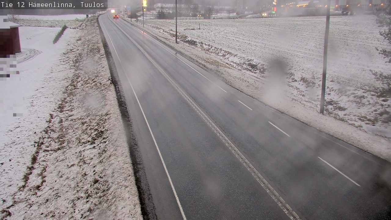 Weather Camera Image Väg 12 Hämeenlinna, Tuulos, Hämeenlinna, Kanta-Häme