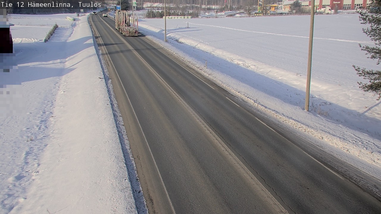 Weather Camera Image Road 12 Hämeenlinna, Tuulos, Hämeenlinna, Kanta-Häme