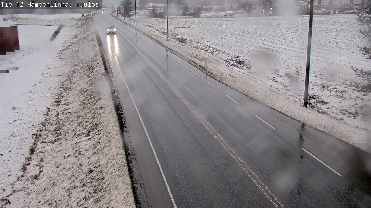 Weather Camera Image Väg 12 Hämeenlinna, Tuulos, Hämeenlinna, Kanta-Häme