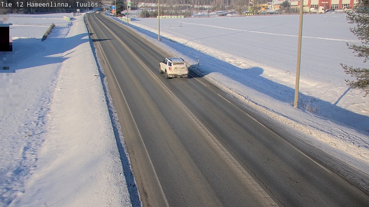 Weather Camera Image Road 12 Hämeenlinna, Tuulos, Hämeenlinna, Kanta-Häme