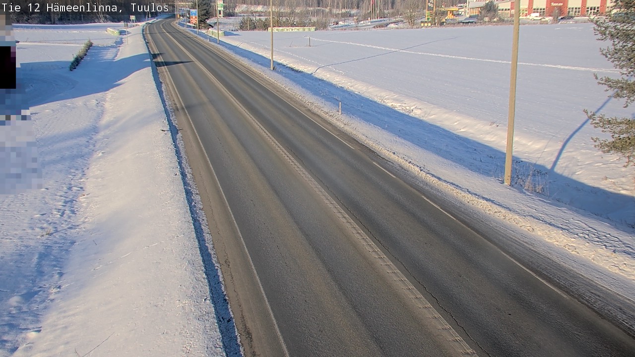 Weather Camera Image Road 12 Hämeenlinna, Tuulos, Hämeenlinna, Kanta-Häme