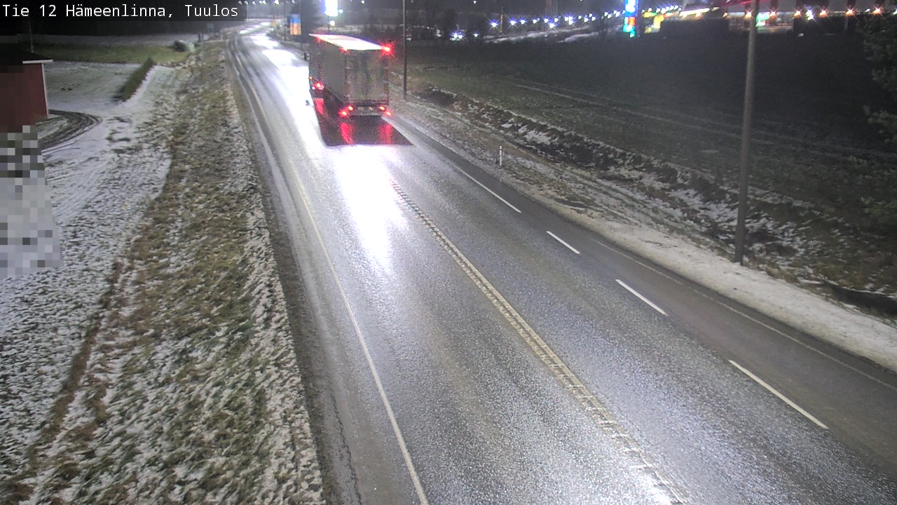 Weather Camera Image Väg 12 Hämeenlinna, Tuulos, Hämeenlinna, Kanta-Häme