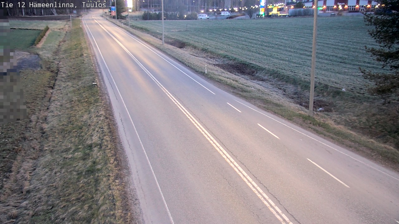 Weather Camera Image Väg 12 Hämeenlinna, Tuulos, Hämeenlinna, Kanta-Häme