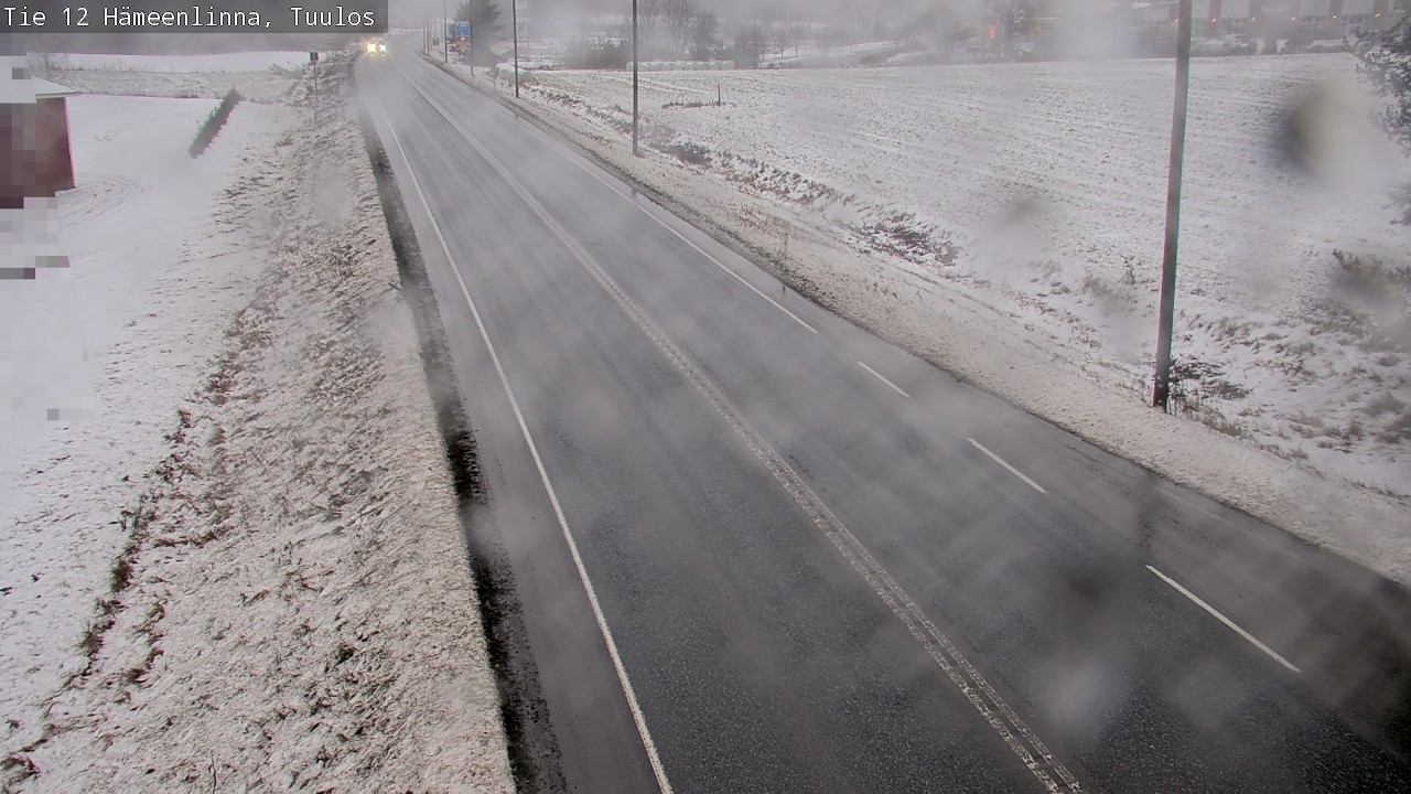 Weather Camera Image Väg 12 Hämeenlinna, Tuulos, Hämeenlinna, Kanta-Häme