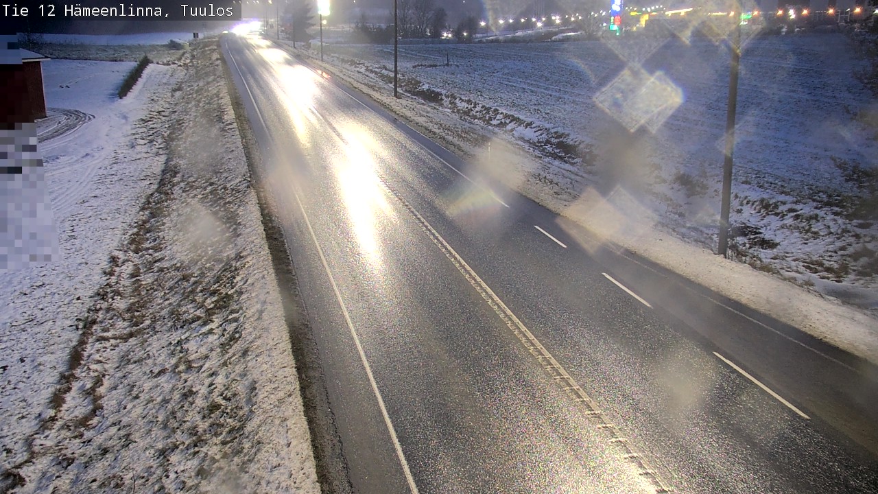 Weather Camera Image Väg 12 Hämeenlinna, Tuulos, Hämeenlinna, Kanta-Häme