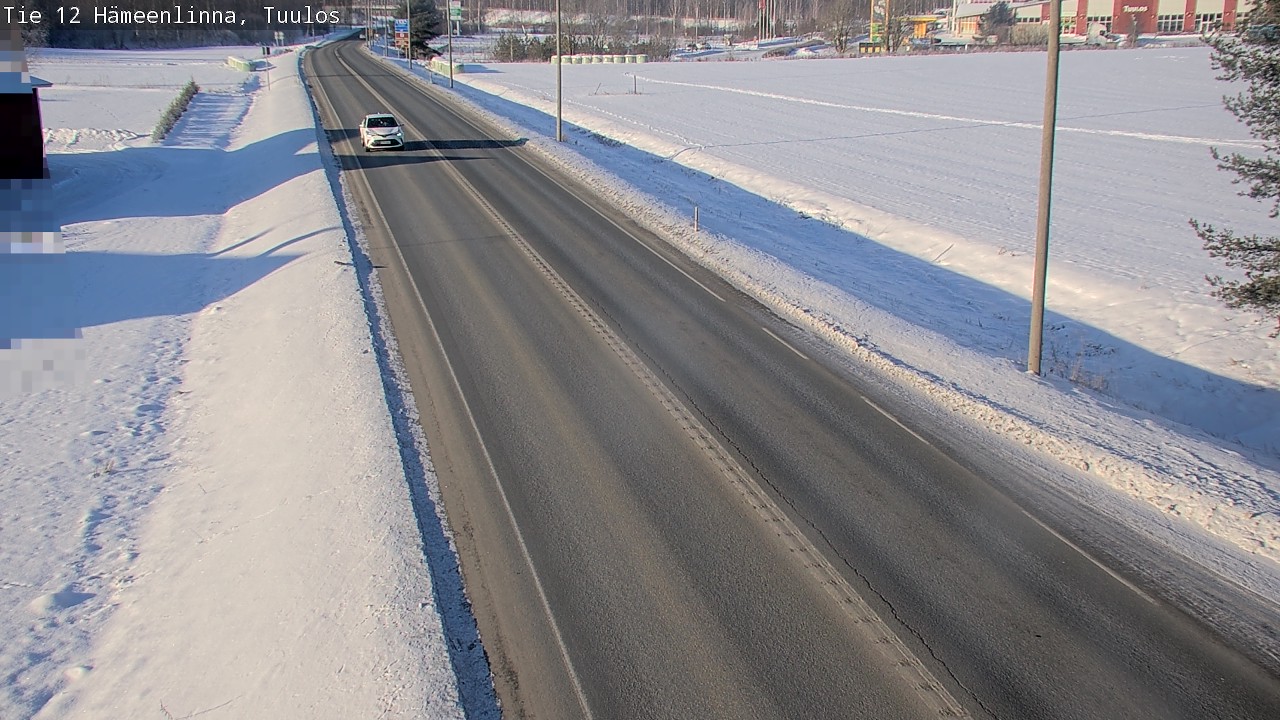 Weather Camera Image Road 12 Hämeenlinna, Tuulos, Hämeenlinna, Kanta-Häme