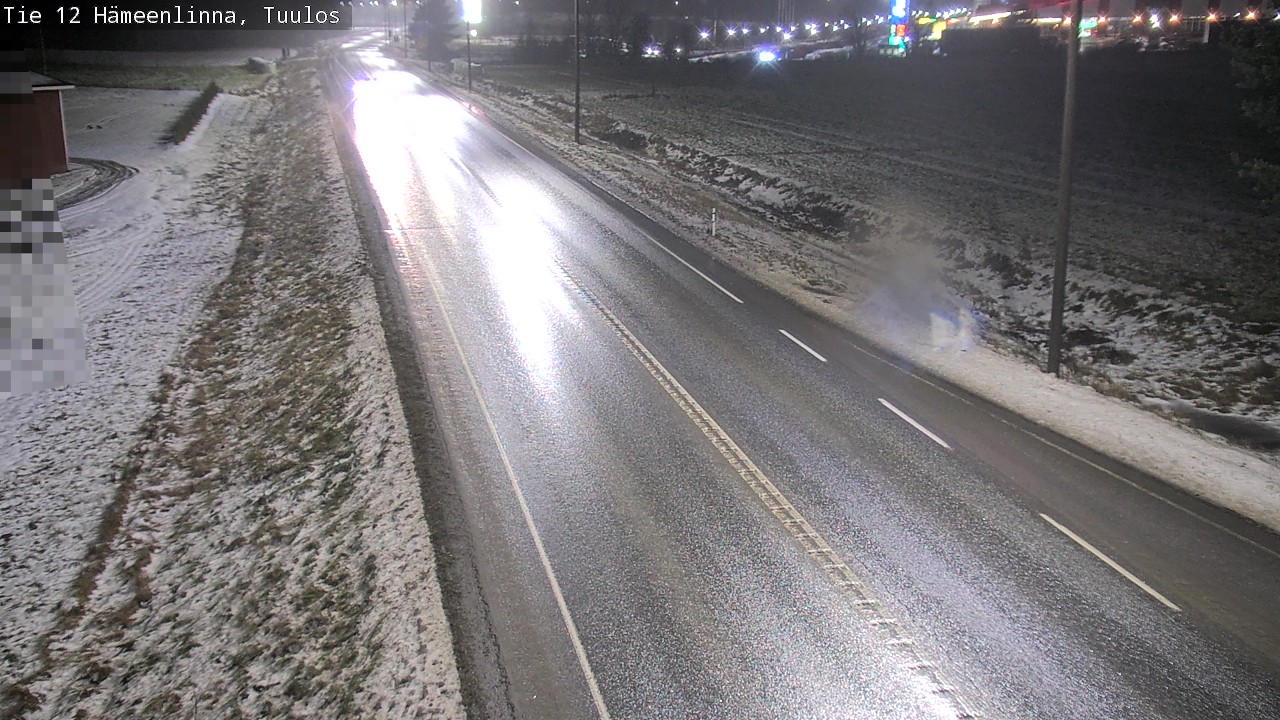 Weather Camera Image Väg 12 Hämeenlinna, Tuulos, Hämeenlinna, Kanta-Häme