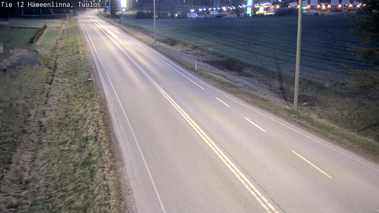 Weather Camera Image Väg 12 Hämeenlinna, Tuulos, Hämeenlinna, Kanta-Häme