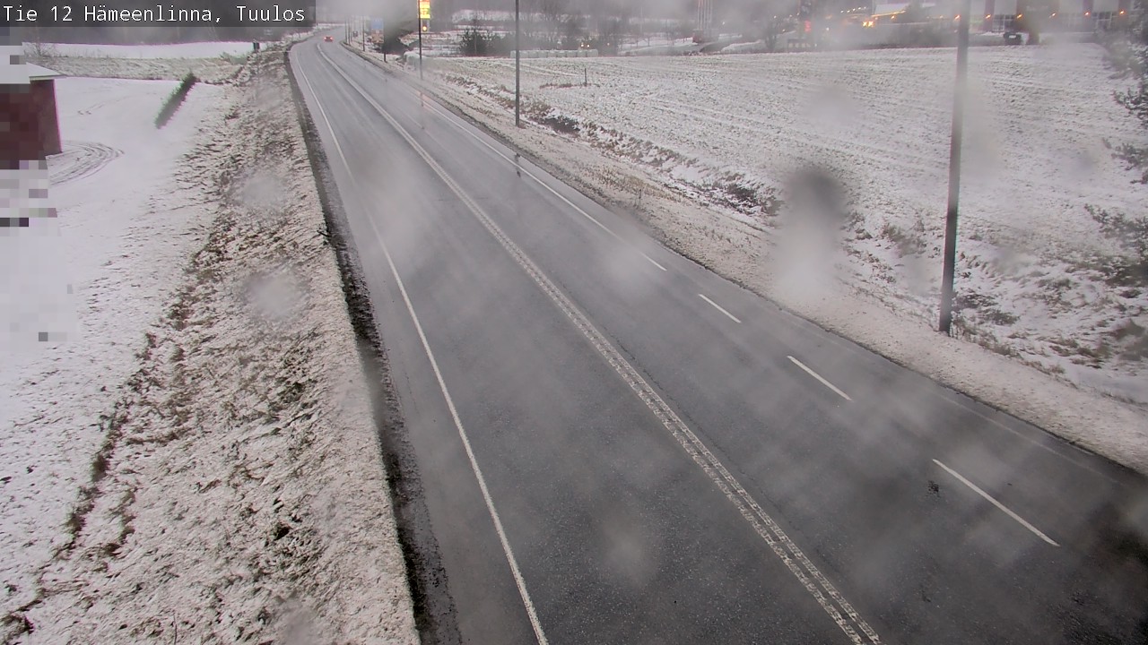 Weather Camera Image Väg 12 Hämeenlinna, Tuulos, Hämeenlinna, Kanta-Häme
