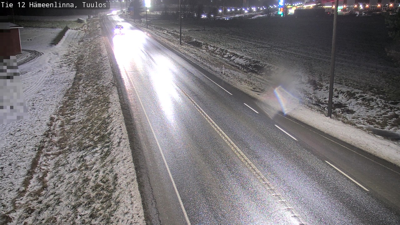 Weather Camera Image Väg 12 Hämeenlinna, Tuulos, Hämeenlinna, Kanta-Häme