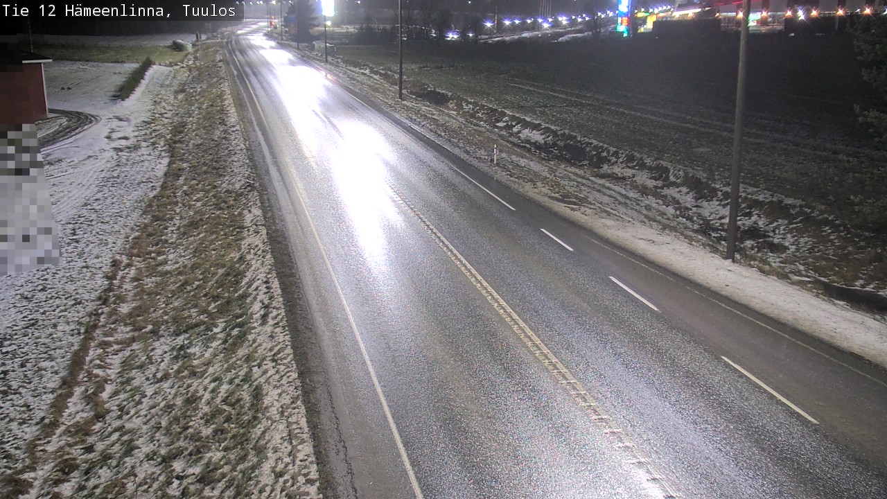 Weather Camera Image Väg 12 Hämeenlinna, Tuulos, Hämeenlinna, Kanta-Häme