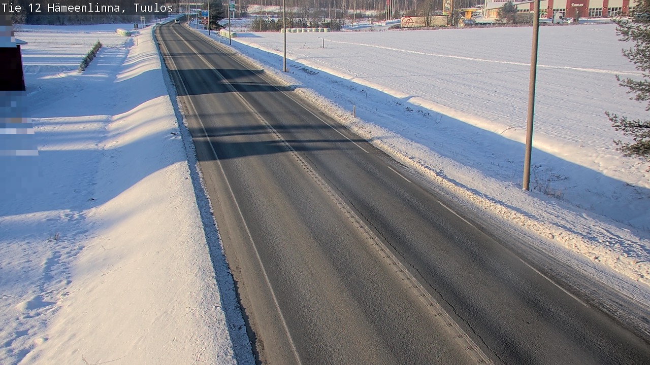 Weather Camera Image Road 12 Hämeenlinna, Tuulos, Hämeenlinna, Kanta-Häme