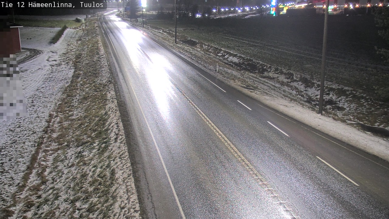 Weather Camera Image Väg 12 Hämeenlinna, Tuulos, Hämeenlinna, Kanta-Häme