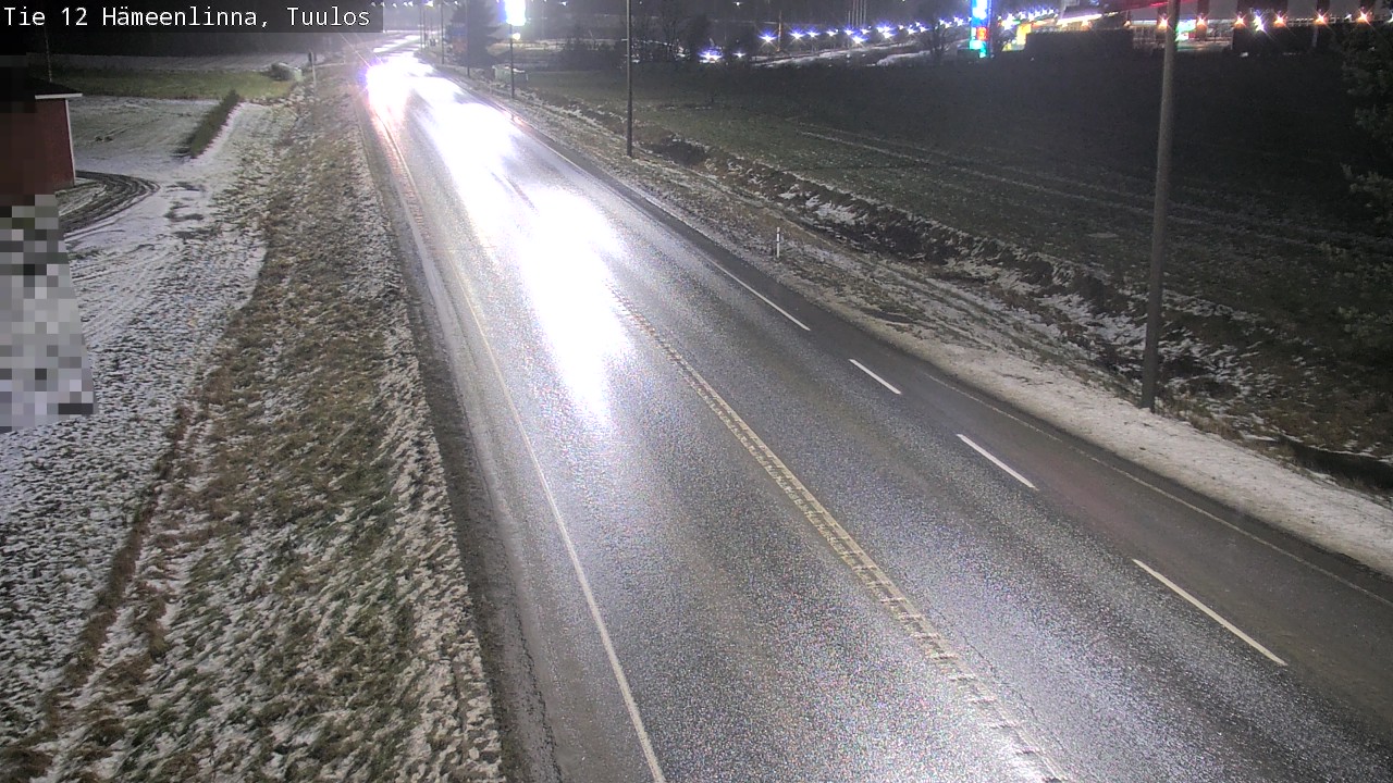 Weather Camera Image Väg 12 Hämeenlinna, Tuulos, Hämeenlinna, Kanta-Häme