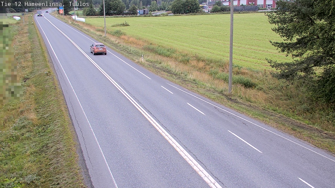 Weather Camera Image Road 12 Hämeenlinna, Tuulos, Hämeenlinna, Kanta-Häme