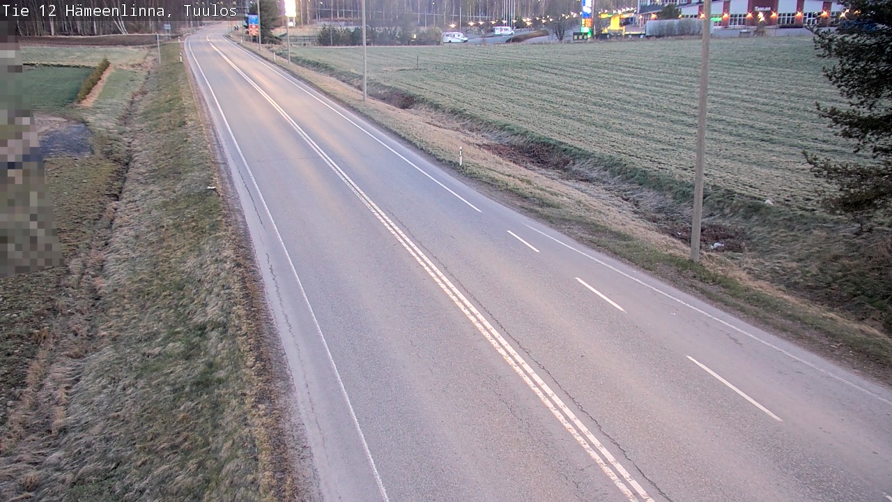 Weather Camera Image Väg 12 Hämeenlinna, Tuulos, Hämeenlinna, Kanta-Häme