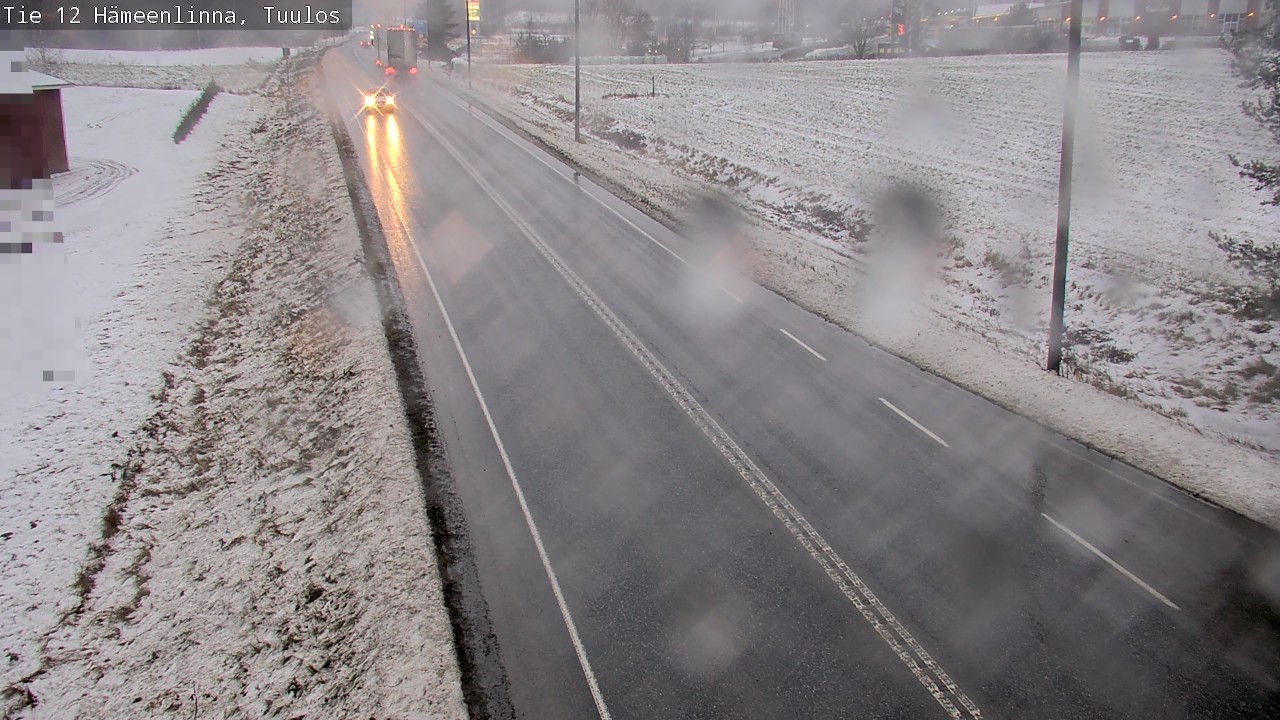Weather Camera Image Väg 12 Hämeenlinna, Tuulos, Hämeenlinna, Kanta-Häme