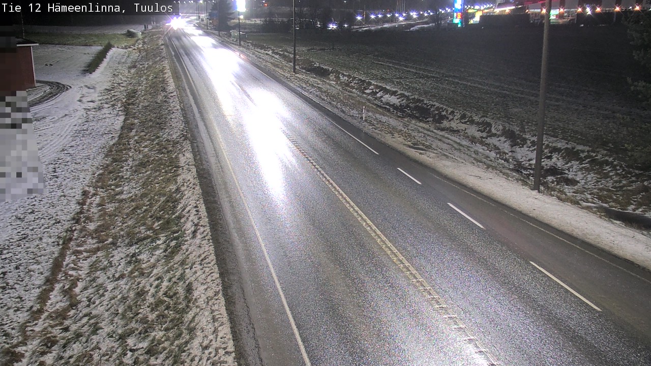 Weather Camera Image Väg 12 Hämeenlinna, Tuulos, Hämeenlinna, Kanta-Häme