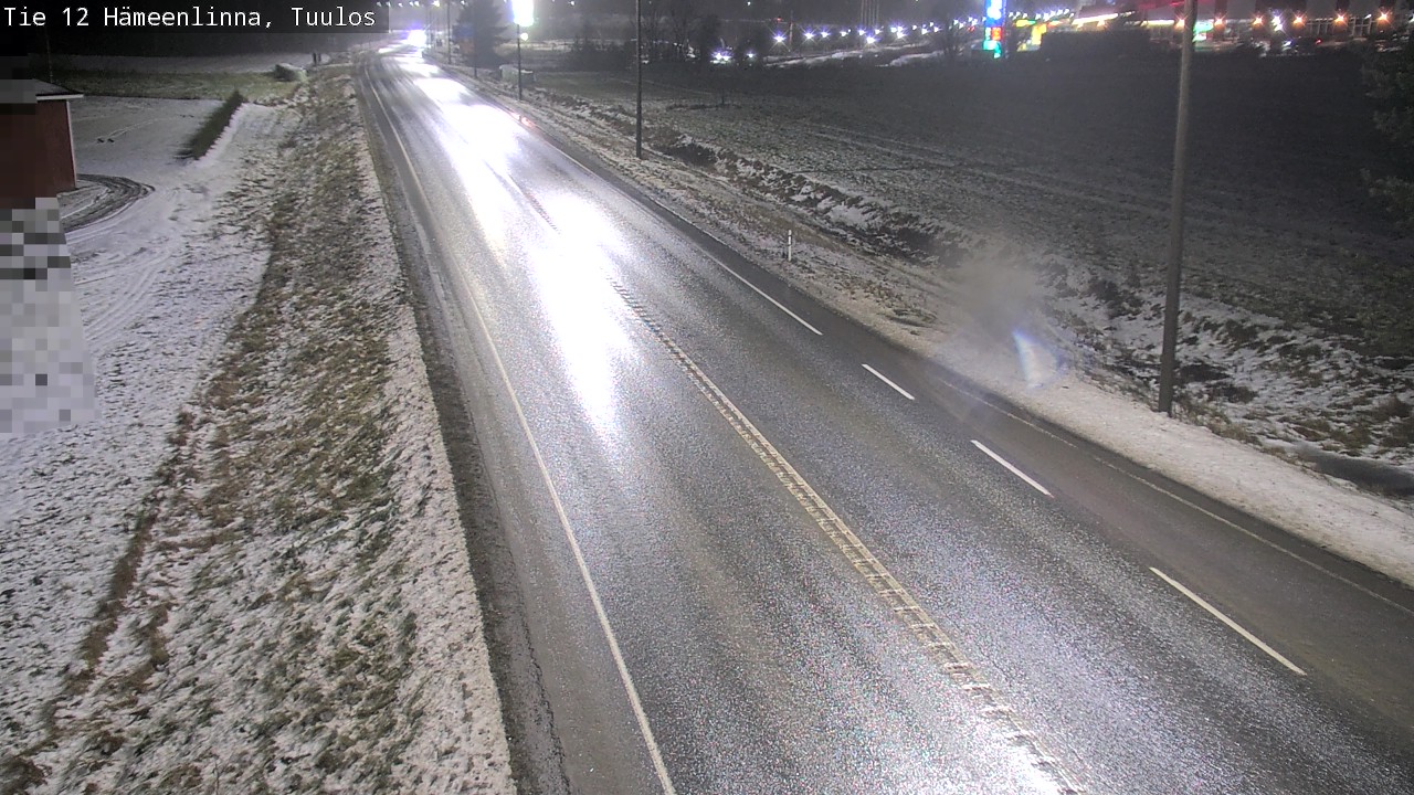 Weather Camera Image Väg 12 Hämeenlinna, Tuulos, Hämeenlinna, Kanta-Häme