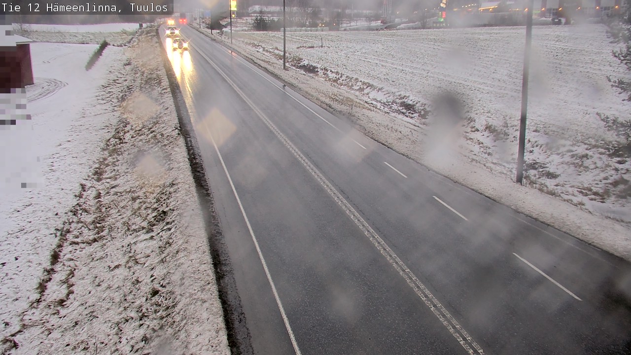 Weather Camera Image Väg 12 Hämeenlinna, Tuulos, Hämeenlinna, Kanta-Häme