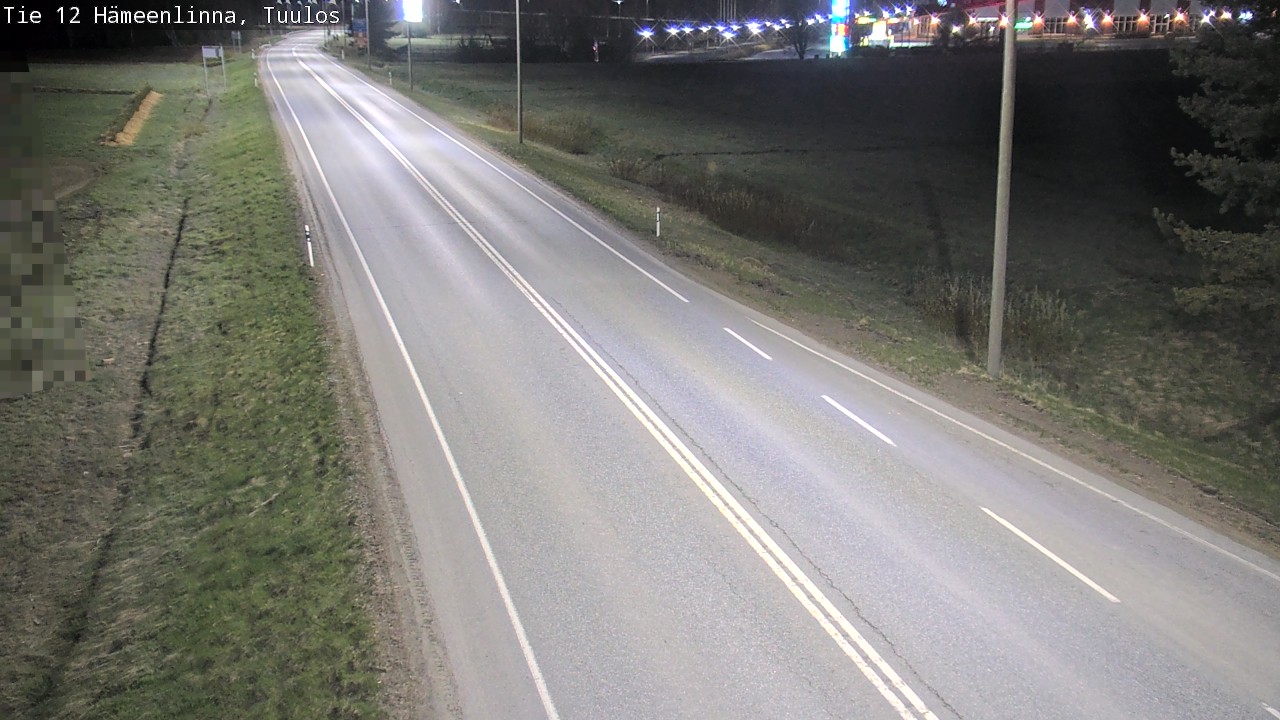 Weather Camera Image Väg 12 Hämeenlinna, Tuulos, Hämeenlinna, Kanta-Häme