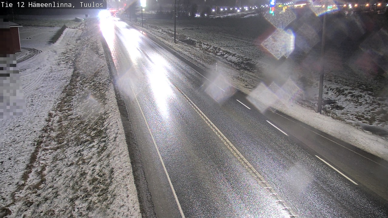 Weather Camera Image Väg 12 Hämeenlinna, Tuulos, Hämeenlinna, Kanta-Häme