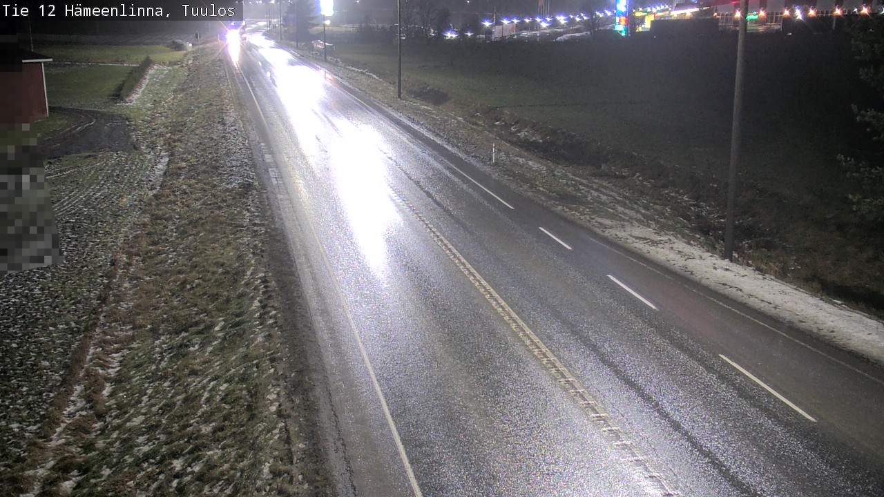 Weather Camera Image Väg 12 Hämeenlinna, Tuulos, Hämeenlinna, Kanta-Häme