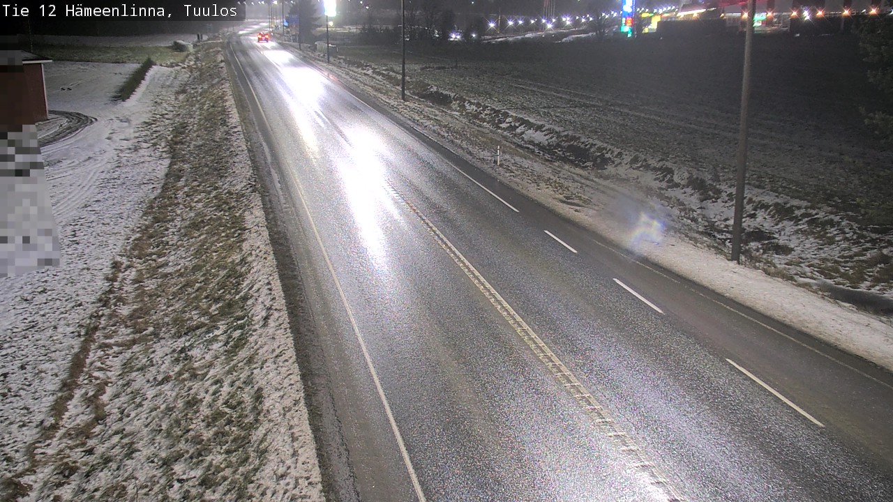 Weather Camera Image Väg 12 Hämeenlinna, Tuulos, Hämeenlinna, Kanta-Häme