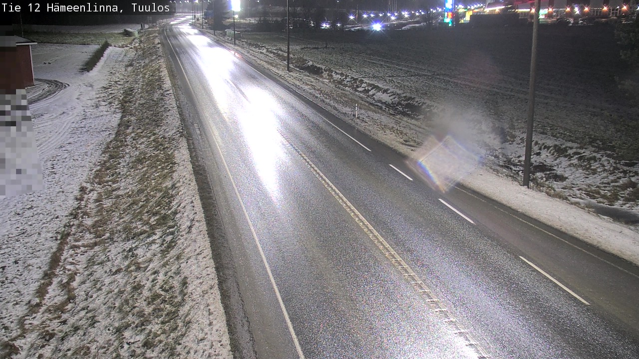 Weather Camera Image Väg 12 Hämeenlinna, Tuulos, Hämeenlinna, Kanta-Häme