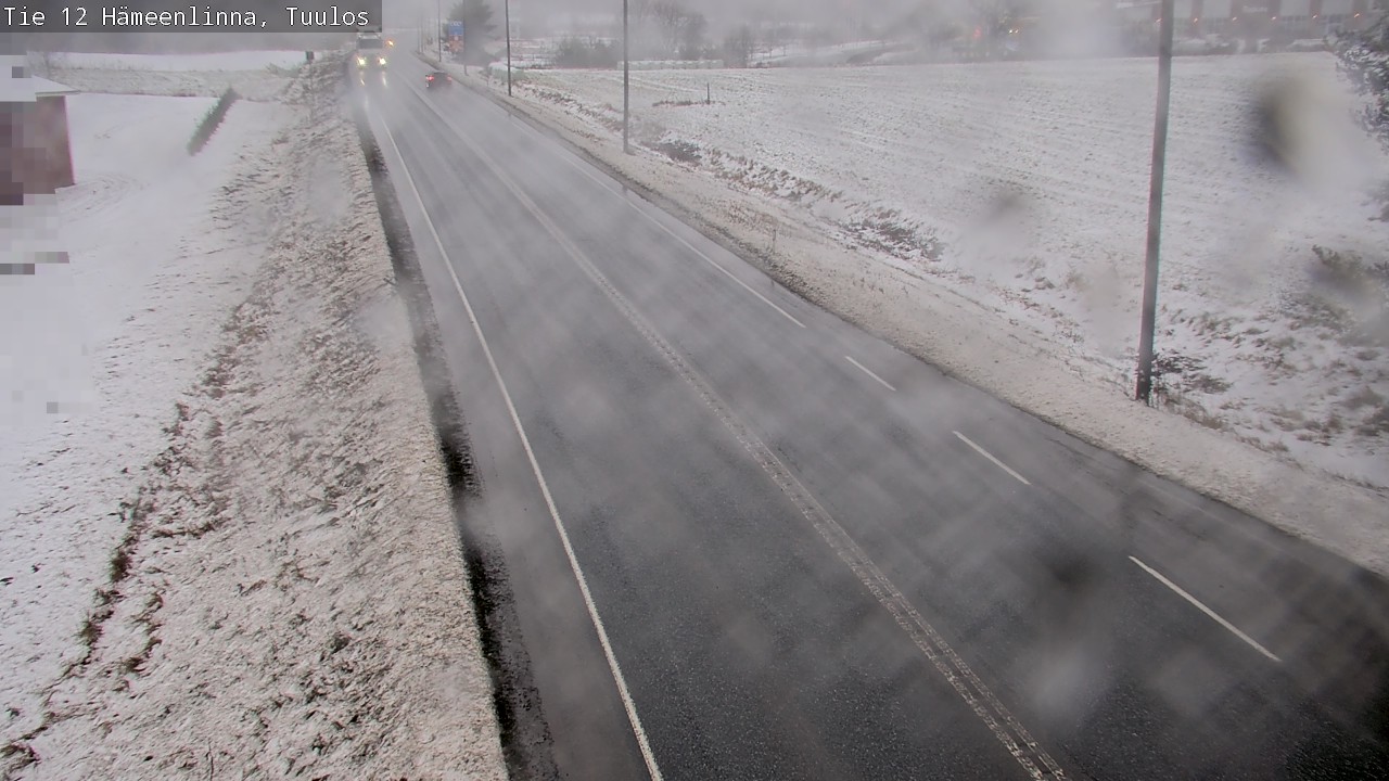 Weather Camera Image Väg 12 Hämeenlinna, Tuulos, Hämeenlinna, Kanta-Häme