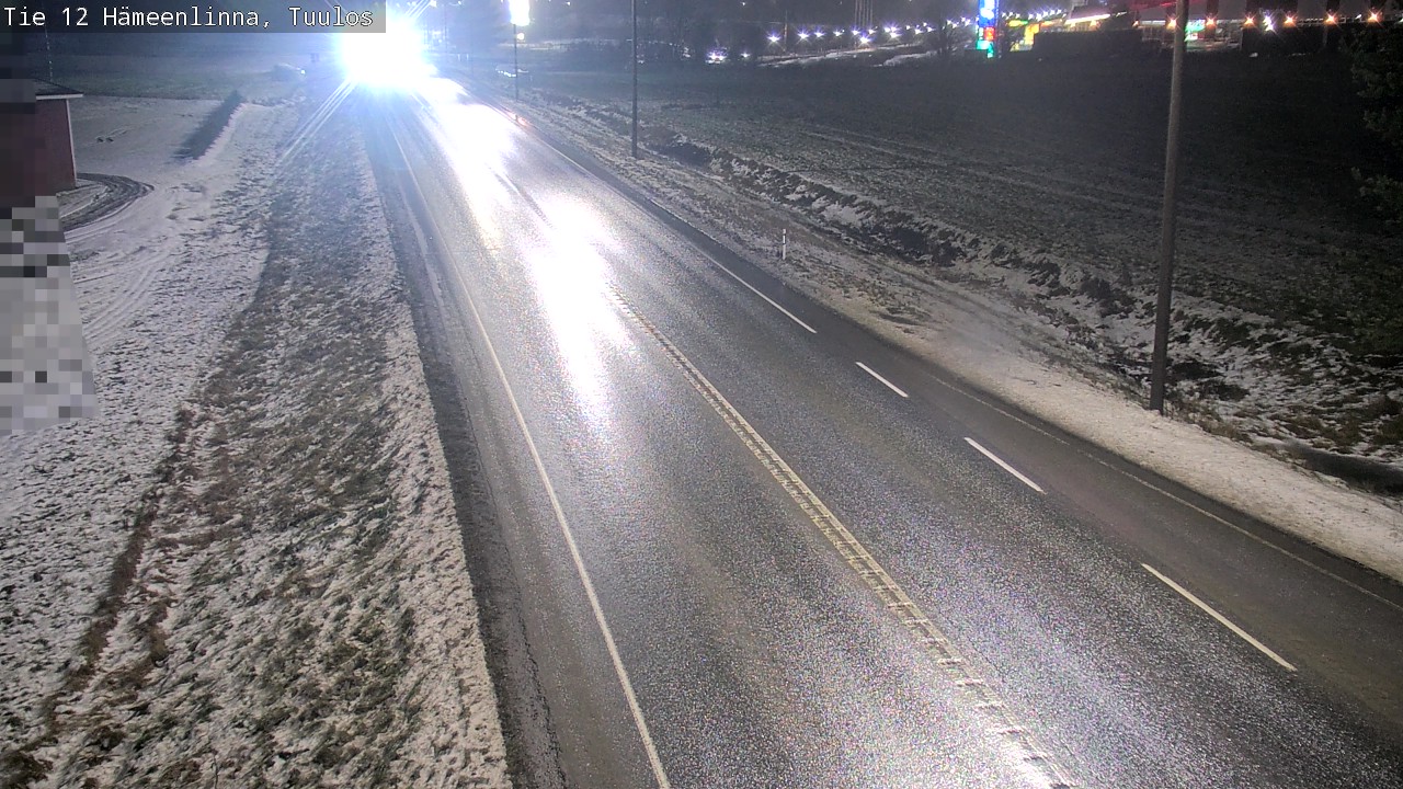 Weather Camera Image Väg 12 Hämeenlinna, Tuulos, Hämeenlinna, Kanta-Häme