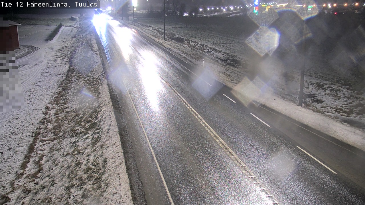 Weather Camera Image Väg 12 Hämeenlinna, Tuulos, Hämeenlinna, Kanta-Häme