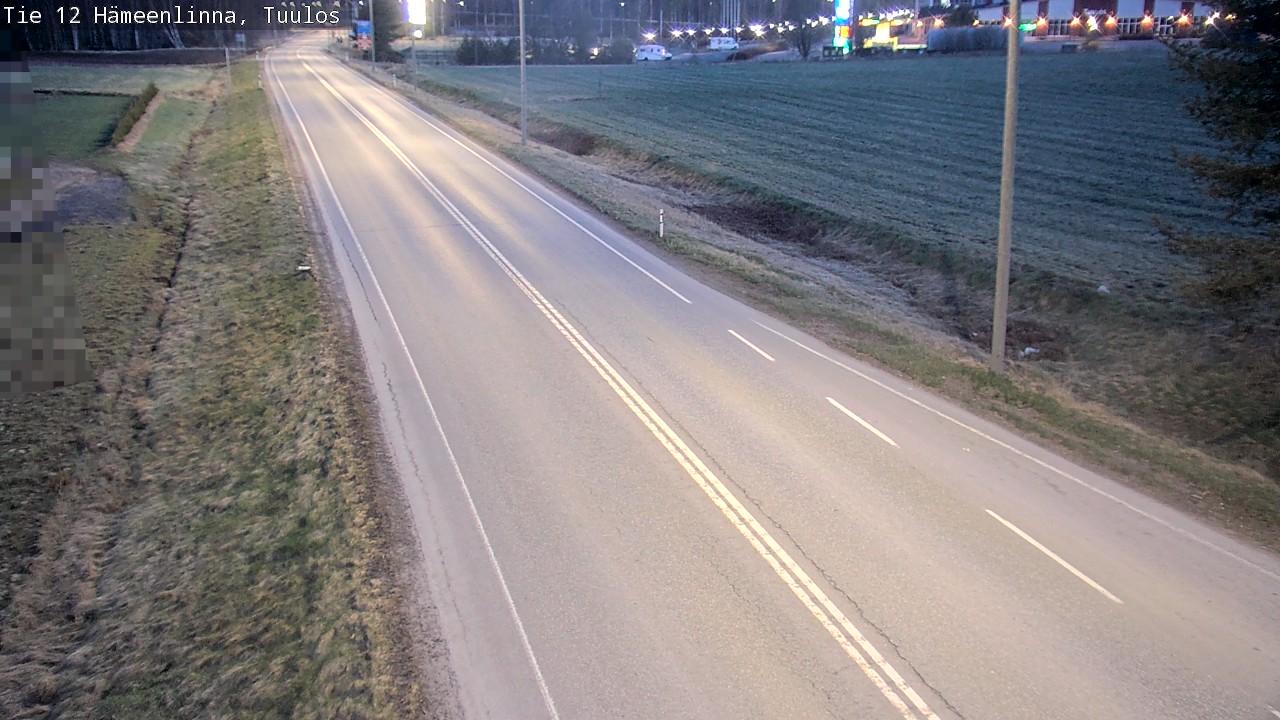 Weather Camera Image Väg 12 Hämeenlinna, Tuulos, Hämeenlinna, Kanta-Häme