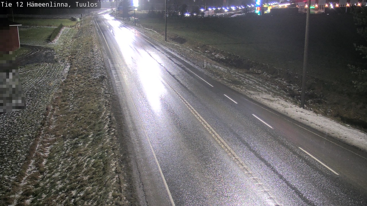 Weather Camera Image Väg 12 Hämeenlinna, Tuulos, Hämeenlinna, Kanta-Häme