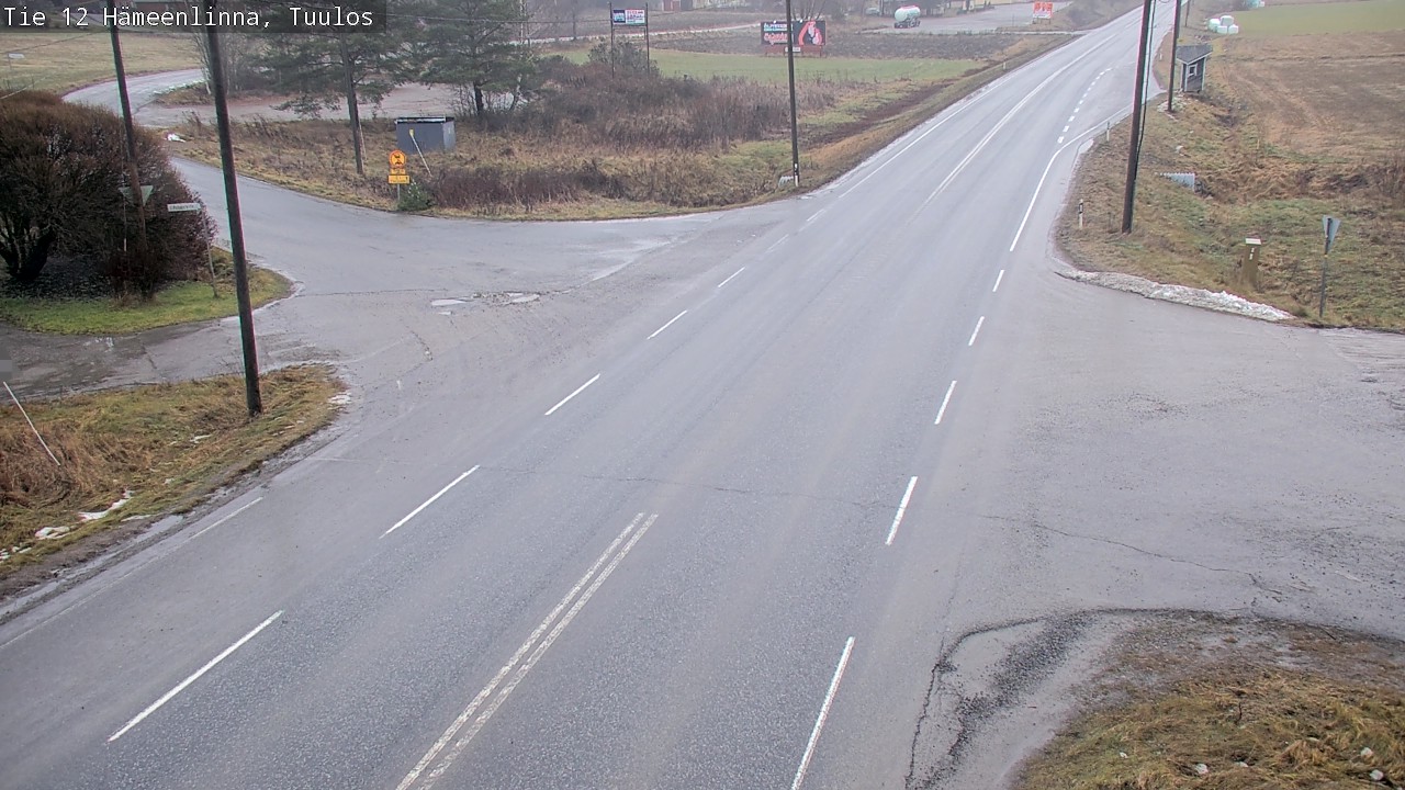 Weather Camera Image Väg 12 Hämeenlinna, Tuulos, Hämeenlinna, Kanta-Häme