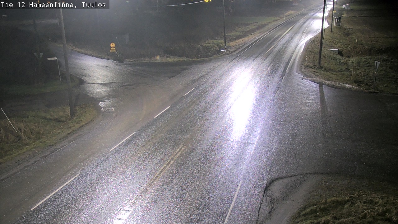 Weather Camera Image Väg 12 Hämeenlinna, Tuulos, Hämeenlinna, Kanta-Häme