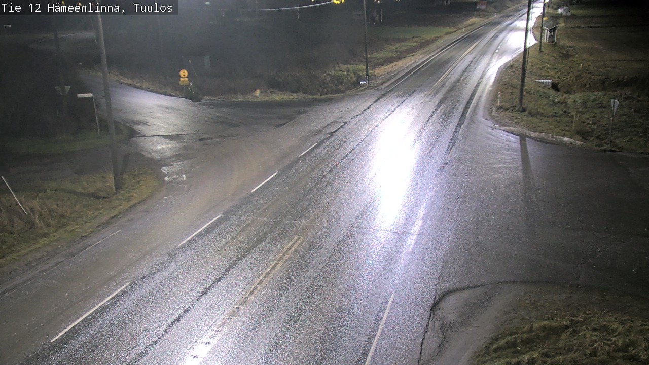 Weather Camera Image Väg 12 Hämeenlinna, Tuulos, Hämeenlinna, Kanta-Häme
