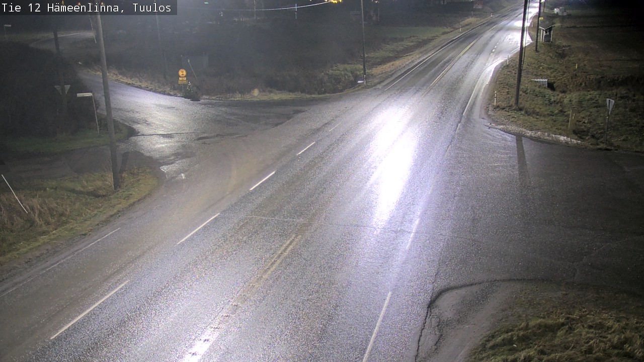 Weather Camera Image Väg 12 Hämeenlinna, Tuulos, Hämeenlinna, Kanta-Häme
