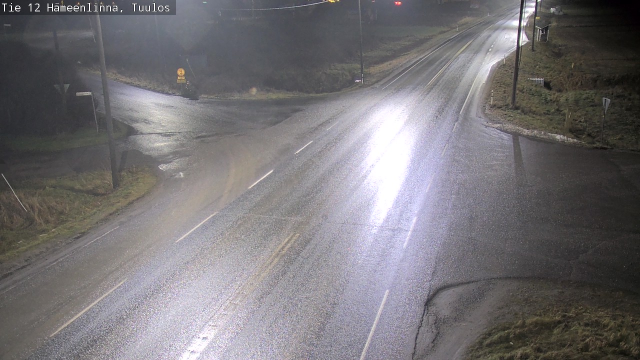 Weather Camera Image Väg 12 Hämeenlinna, Tuulos, Hämeenlinna, Kanta-Häme
