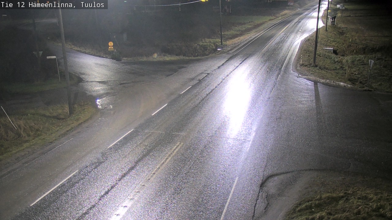 Weather Camera Image Väg 12 Hämeenlinna, Tuulos, Hämeenlinna, Kanta-Häme