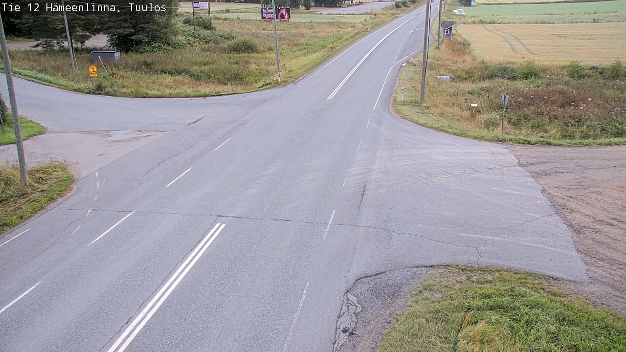 Weather Camera Image Road 12 Hämeenlinna, Tuulos, Hämeenlinna, Kanta-Häme