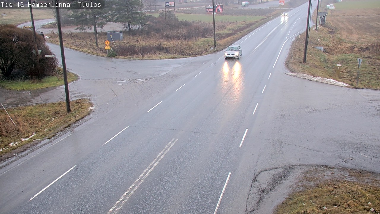 Weather Camera Image Väg 12 Hämeenlinna, Tuulos, Hämeenlinna, Kanta-Häme