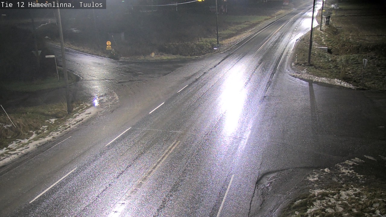 Weather Camera Image Väg 12 Hämeenlinna, Tuulos, Hämeenlinna, Kanta-Häme
