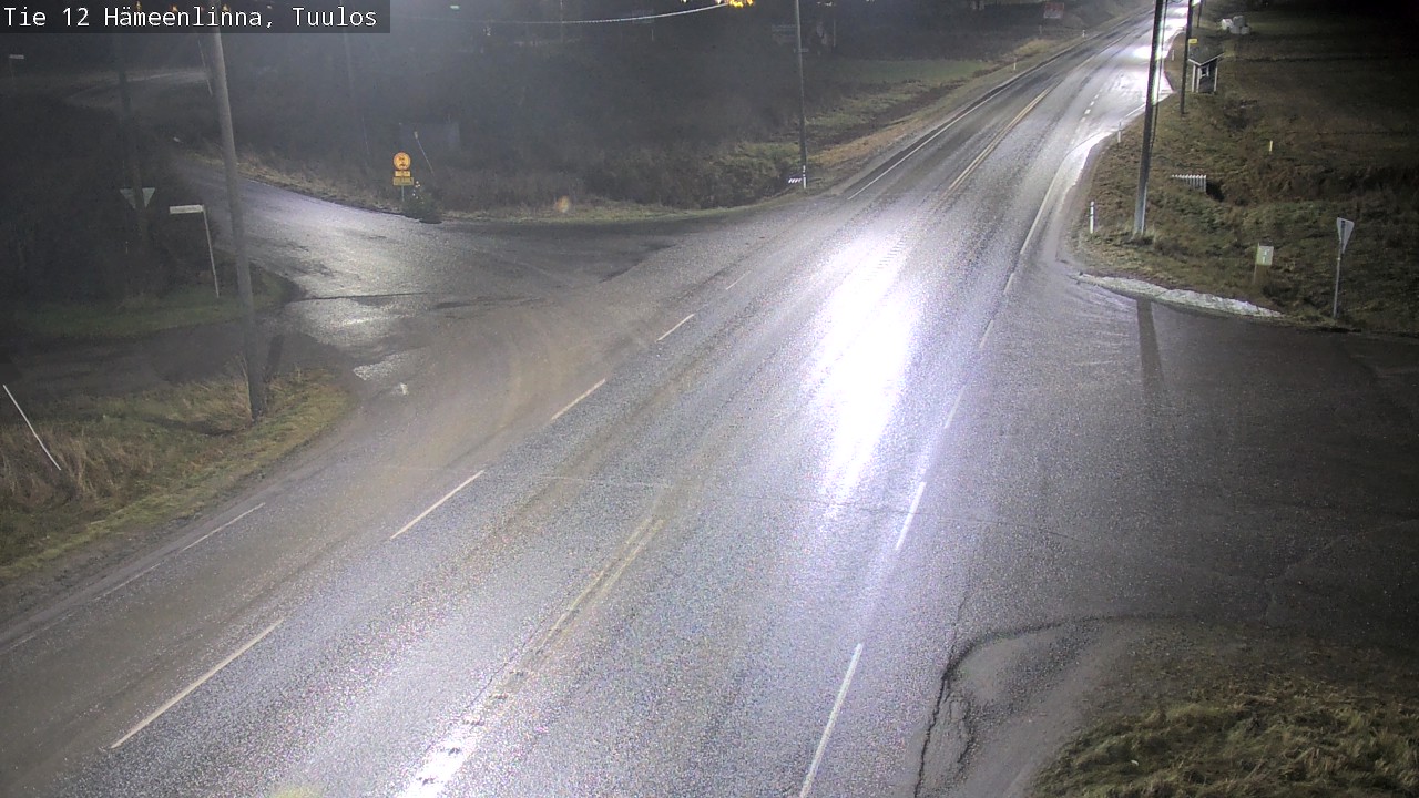 Weather Camera Image Väg 12 Hämeenlinna, Tuulos, Hämeenlinna, Kanta-Häme