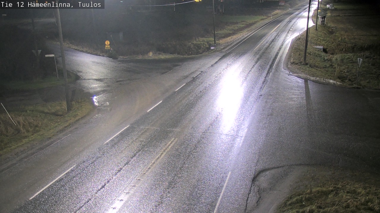 Weather Camera Image Väg 12 Hämeenlinna, Tuulos, Hämeenlinna, Kanta-Häme